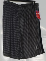 NBA Performance Licensed Brooklyn Nets Black Gray Size Medium Basketball Shorts image 1