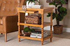 Valere Walnut Brown End Table - $197.00
