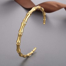 Stainless Steel Bamboo Shape Bracelet - $8.01+