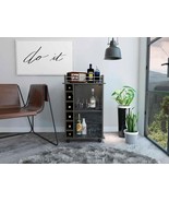 Vegas Bar Cart of particle board with a carbon espresso finish. - £189.95 GBP