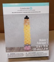 Balloon Column Kit 74"x13" Water Base 73ea 5" Ball Party Decor Celebrate It 249N - $15.89