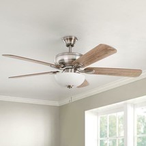 (MOTOR ONLY) Rothley II 52 in. Brushed Nickel Smart LED Ceiling Fan - $29.69