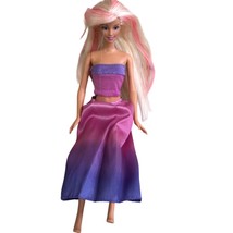 Barbie Y2K 90s Mattel 12” Salon Surprise? Blond Hair pink Reversible Outfit NOTE - $16.36