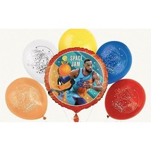 Space Jam A New Legacy Balloon Bouquet Looney Tunes Birthday Party Supplies 6 Pc - £4.68 GBP