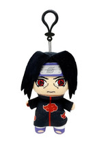 Naruto Itachi Uchiha 4.5&quot; Plush Doll W/ Backpack Clip Anime Licensed NEW! - $15.85