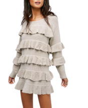 ONE TEASPOON Damen Kleid Eldorado Jumper Solide Grau Größe L 39560321 - £66.77 GBP