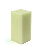 Zest Candle CPZ-152-12 3 x 9 in. Ivory Square Pillar Candle -12pcs-Case ... - £210.74 GBP
