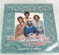 The Golden Girls Shady Pines Game Set Checkers Bingo New - £12.99 GBP