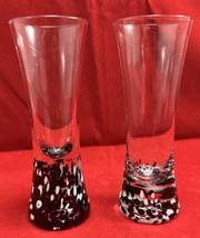 Tequila Rose Shot Glasses Black &amp; White Speckled. *Pre-Owned*Lot Of 2 - $10.34