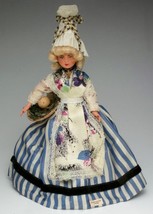 Vintage Normandy France Female 10” Figurine 18th Century Victorian Fashion - $11.87