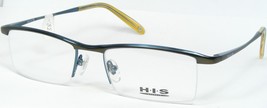 His Par Uniopt HT378 001 Vert Olive/Sarcelle Lunettes H. I.S 50-18-140mm - $61.59