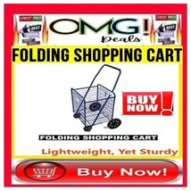 ✅???SALE?SHOPPING CART Folding CART Collapsible MOBILE CART ???BUY NOW? - $49.99