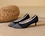 Gh heels fashion plaid pointed thin heel knitting comfortable breathable anti slip thumb155 crop