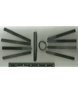 10 CABLE Cord WRAPS sTraPs 4&quot; Hook &amp; Loop BLACK Nylon Fasteners 4 inch Ties - $21.70 CAD
