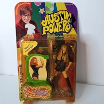 Mc Farlane Toys Austin Powers Felicity Shagwell Action Figure Plastic Yellowed - £23.29 GBP