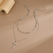 925 Sterling Silver Simple Clavicle Chain Versatile Ins Wind Necklace Trend - £14.23 GBP