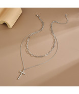 925 Sterling Silver Simple Clavicle Chain Versatile Ins Wind Necklace Trend - £14.18 GBP