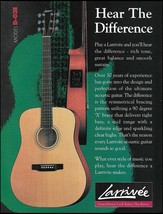 Larrivee 1998 D-03E model acoustic guitar advertisement original 8 x 11 ad print - £3.38 GBP