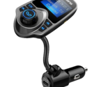 VicTsing T10 Wireless Bluetooth Adapter FM Transmitter w/ USB For Car Tr... - $15.95