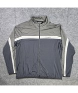 J Lindeberg Jarvis Mid Layer Grey Jacket Full Zip Size 3XL Jacket Stretch - $75.23
