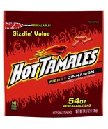 Hot Tamales Cinnamon Chewy Candy 54oz of Fierce Cinnamon Flavor Hot Tamale - $21.97