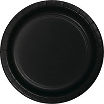 Creative Converting Party Supplies Dinner Plates, 7.5 x 4.25-Inch, Black Velvet - £15.02 GBP