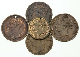 1837, 61, 62 Grande-Bretagne Reine Victoria Cumberland Jack Token plein ... - $1,571.14 MXN