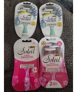 BIC Soleil Escape Women&#39;s Disposable Razors, Mixed Lot. 4 Packs 14 Total... - $14.85