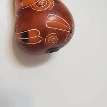 Lucuma Gourd Ornament, Dragonfly Design, Handmade In Peru, natural, fair trade image 7