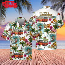 The Beach Boys Button Hawaiian Shirt Aloha Hawaiian Shirt All Sizes - £8.20 GBP+