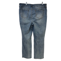 NYDJ Marilyn Straight Leg Jeans Women&#39;s 16 Plus Blue Lift Tuck Tech Medium Wash - £27.32 GBP