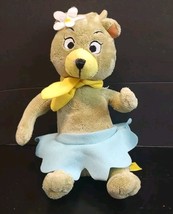 Yogi Bear Cindy Girlfriend Plush Blue Skirt Hanna Barbera 8” Stuffed Animal - $9.38