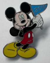 Mickey Mouse Pennant Flag Limited Edition LE 2000 2010 Disney Metal Enamel Pin - £11.04 GBP