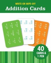 Write-On Wipe-off Learning Cards Ser.:Math Cards: Addition... - $12.75