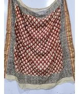 Large bandana 42×42 with zari hand block print,, a pack of bandana for h... - $36.07 CAD