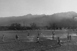 Football practice by Ansel Adams - Art Print - £16.43 GBP+