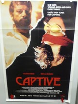 Captive Irina Brook Oliver Reed Hiro Arai Home Video Poster 1986 - £11.60 GBP