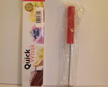 The Quick Whisk - NIB 14&quot; Push &amp; Mix Froth Lattes Pancake Mix Beat Eggs ... - $13.50