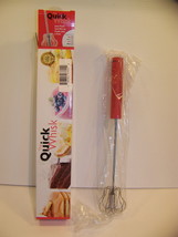 The Quick Whisk - NIB 14&quot; Push &amp; Mix Froth Lattes Pancake Mix Beat Eggs CORDLESS - £10.61 GBP