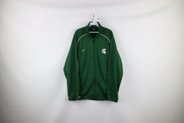 Vtg Nike Mens Medium Travis Scott Mini Swoosh Michigan State University Jacket - £39.18 GBP