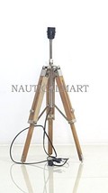 NauticalMart Natural Wooden Tripod Table Lamp Stand - $78.21