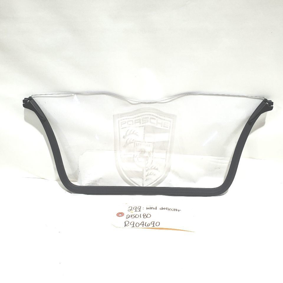 2000 Porsche Boxster OEM Plexi Glass Wind Deflector Assembly  - $309.38