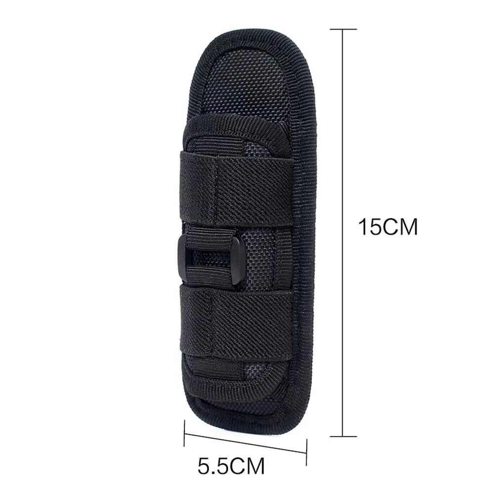 Outdoor  360 Degrees Rotatable Flashlight Pouch Holster Torch Case For Belt Port - £83.76 GBP