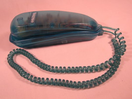 Vtg *Working* Corded Phone Nothwestern Bell Ice Blue Easy Touch 58100 [Z295c] - £22.94 GBP