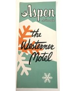 1950s Westerner Hotel Aspen Colorado Advertising Travel Brochure - $14.80