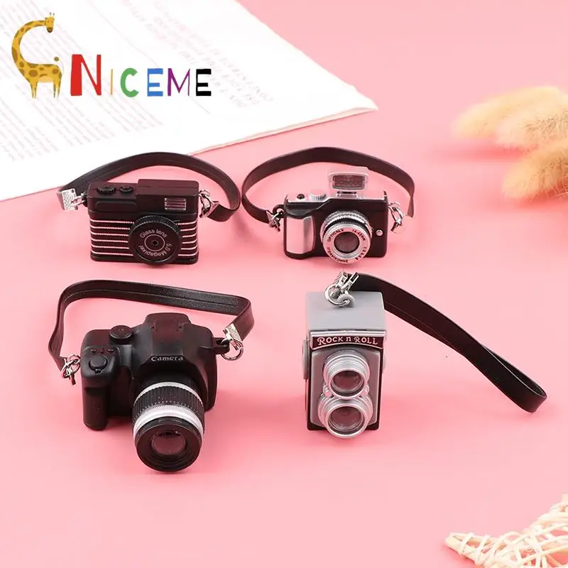 1Pc Dollhouse Miniature Digital SLR Camera Dolls House Decoration Accessory For - £5.34 GBP