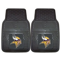 NFL Minnesota Vikings Auto Front Floor Mats 1 Pair by Fanmats - £40.08 GBP