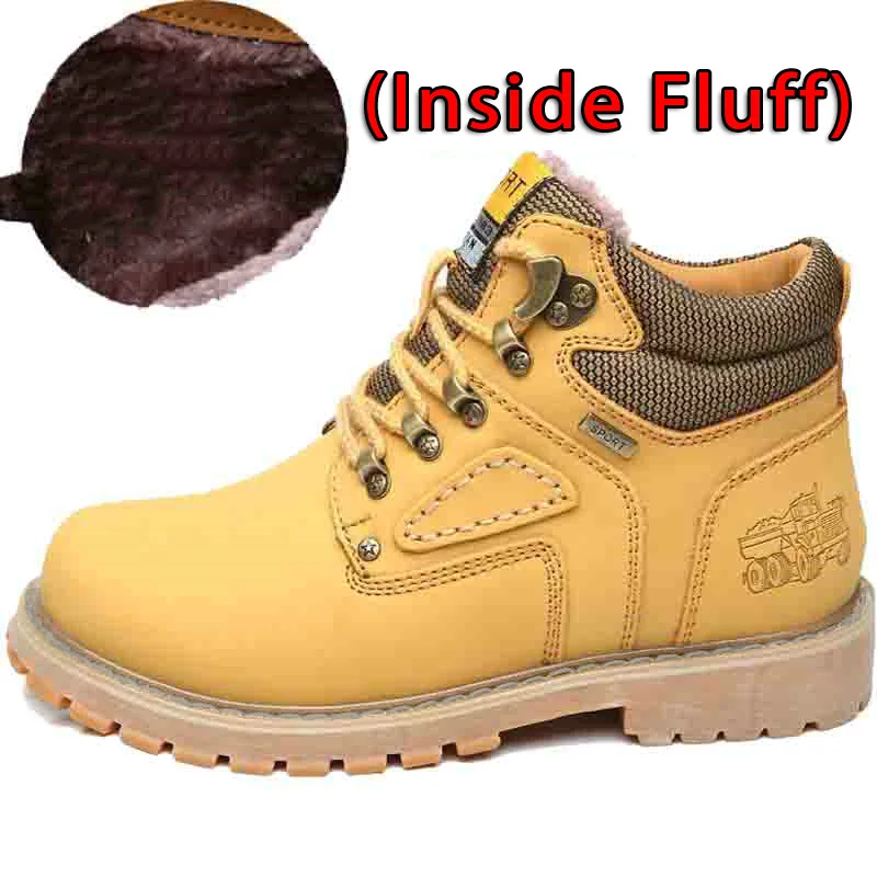  super warm men s winter leather men waterproof rubber snow boots leisure boots england thumb200