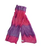 American Eagle Outfitters Pink Combo Tie Dye Scarf 10x72&quot; - $8.99