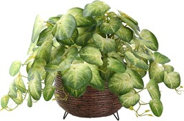 Inqcmy Artificial Plants For Home Office Table Garden Decor, Vine Flower... - $29.92